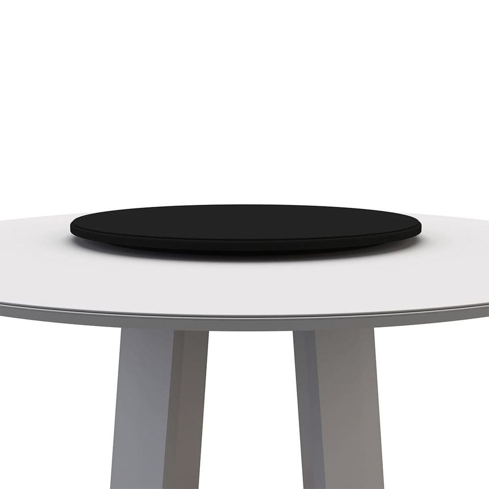 Tampo Giratório Para Mesa Redonda 65cm Naomi - Preto - EdeCasaMoveis