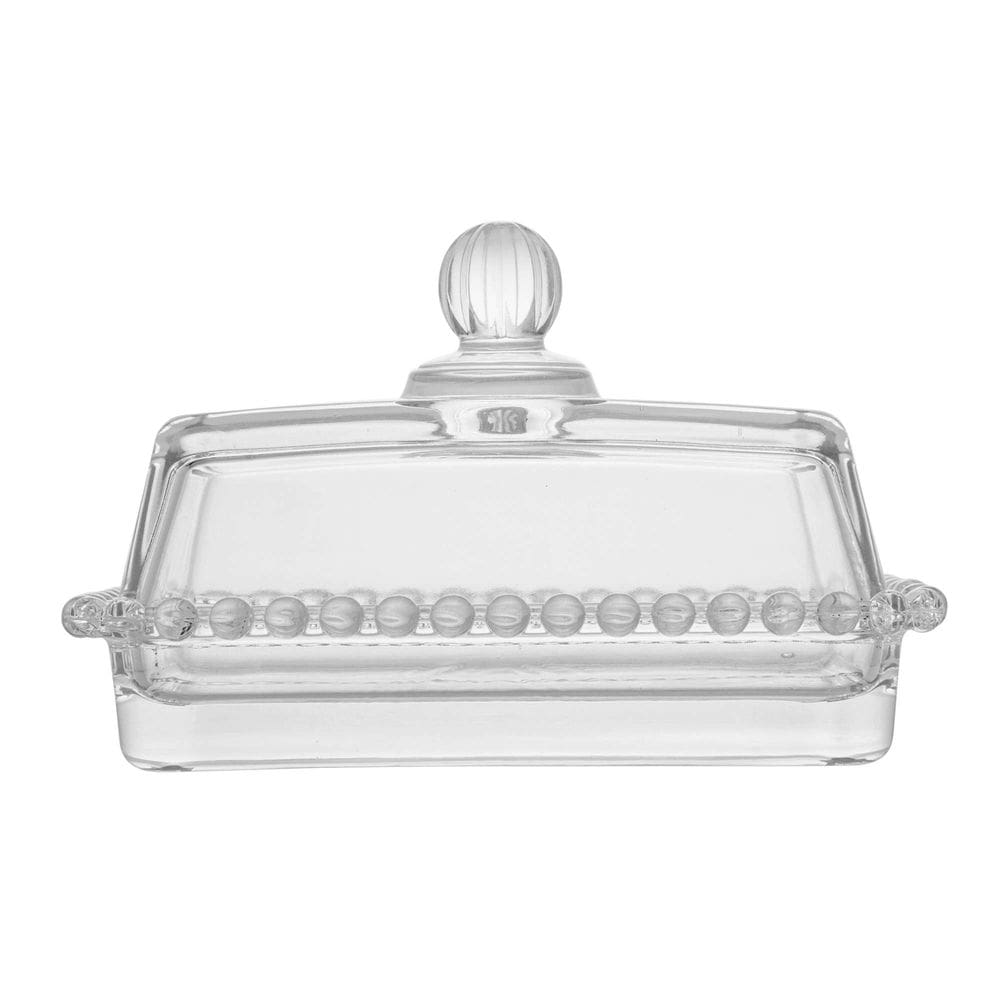 Manteigueira de Cristal Pearl 17cm - Wolff