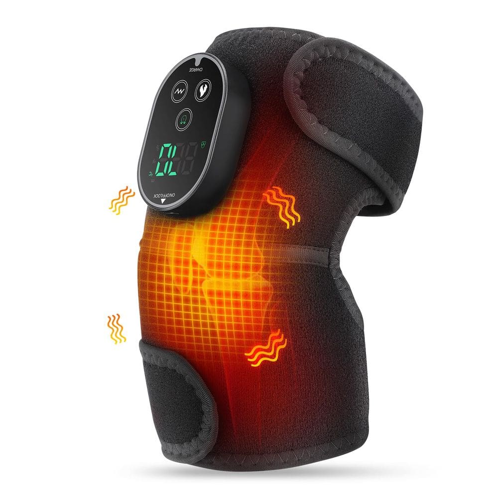 Massageador de joelho FlareMore sem fio aquecido com vibração e temporizador