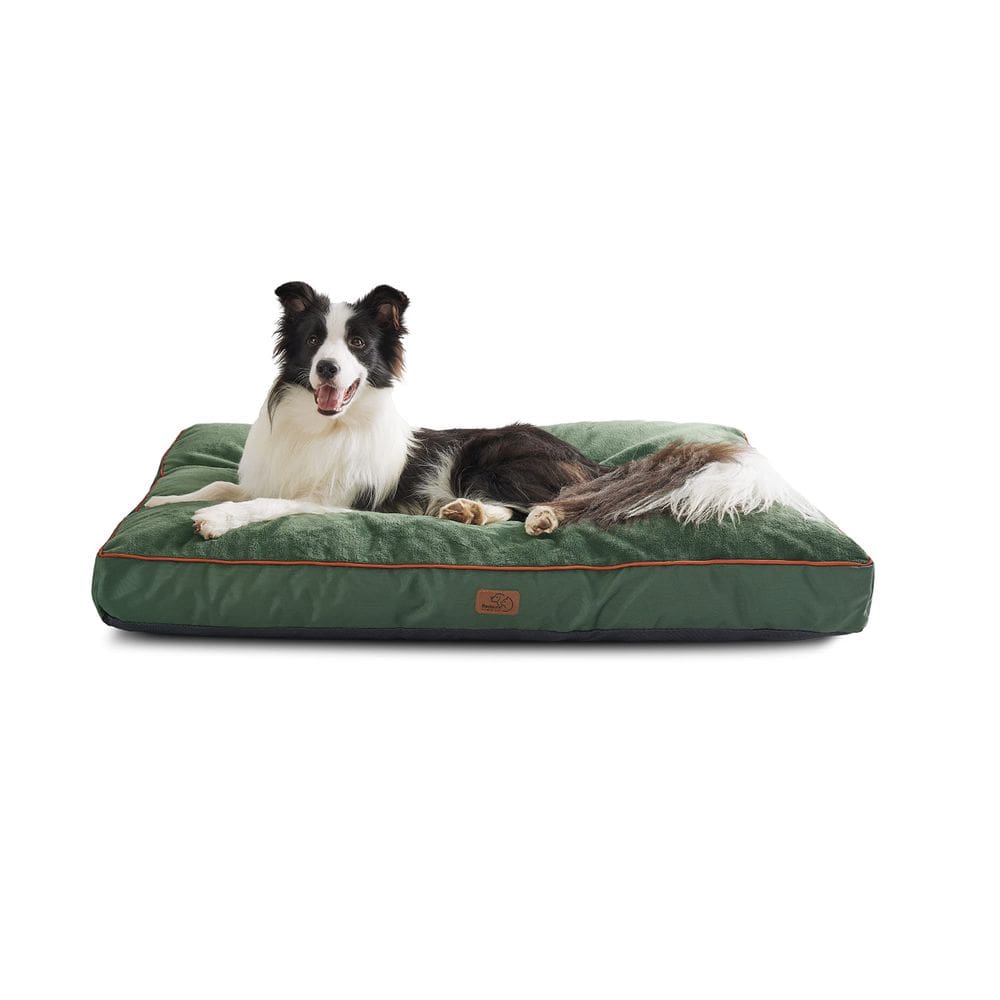 Cama de cachorro Bedsure impermeável para cães extra grandes Green XL
