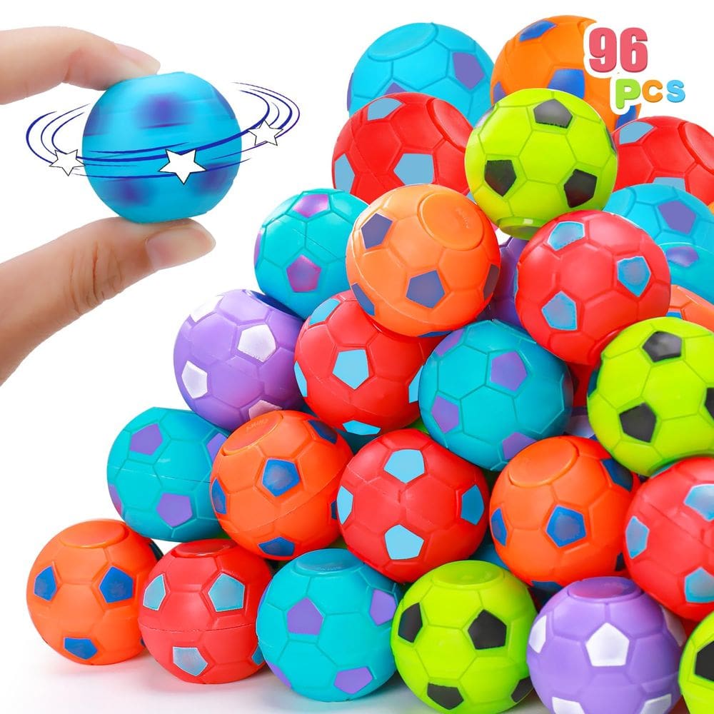 Bolas de futebol Fidget Spinner Thremhoo, 96 unidades para festas infantis
