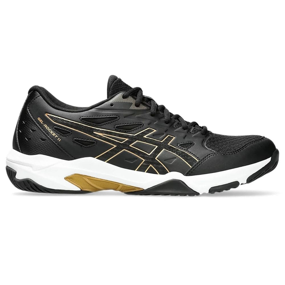 Tênis Asics Gel-Rocket 11 Masculino - Preto+Dourado