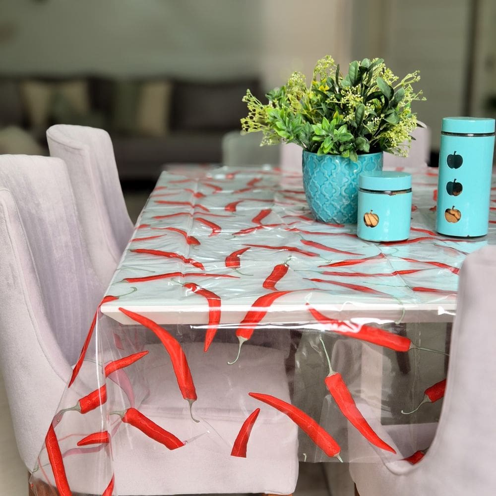 Toalha de Mesa Plástico pvc Transparente 1,00m X 1,40m Md12