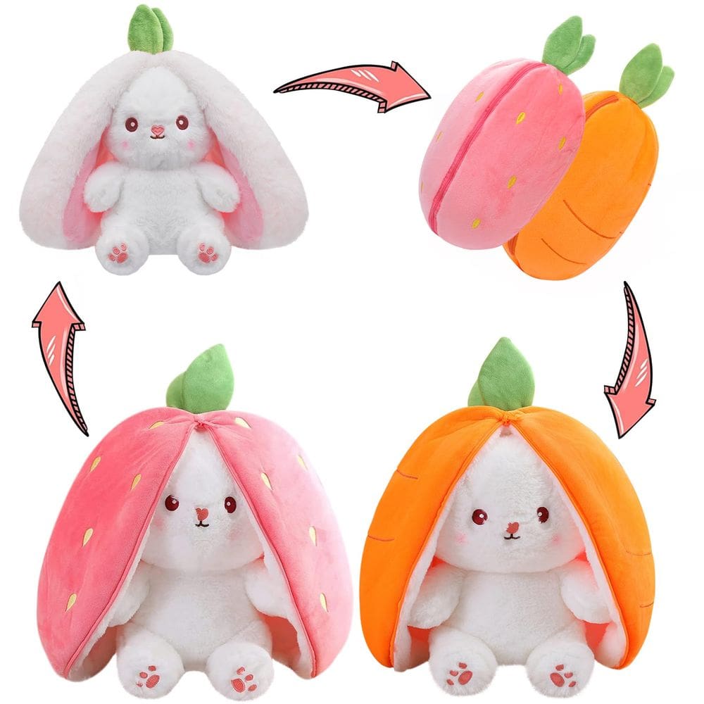 Brinquedo de pelúcia MIAODAM Cuddly Bunny com design de frutas