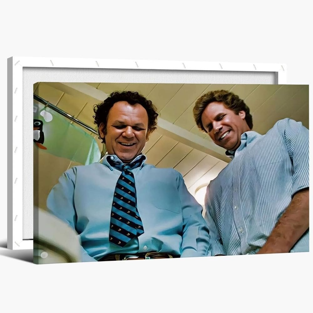 Pôster de filme de banheiro Step Brothers Vintage 20x30cm