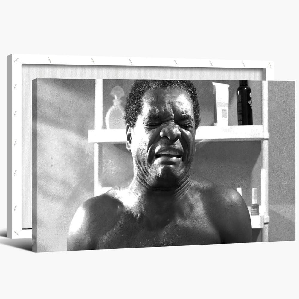 Pôster de arte de parede de banheiro Funny Movie Friday 20x30cm em tela