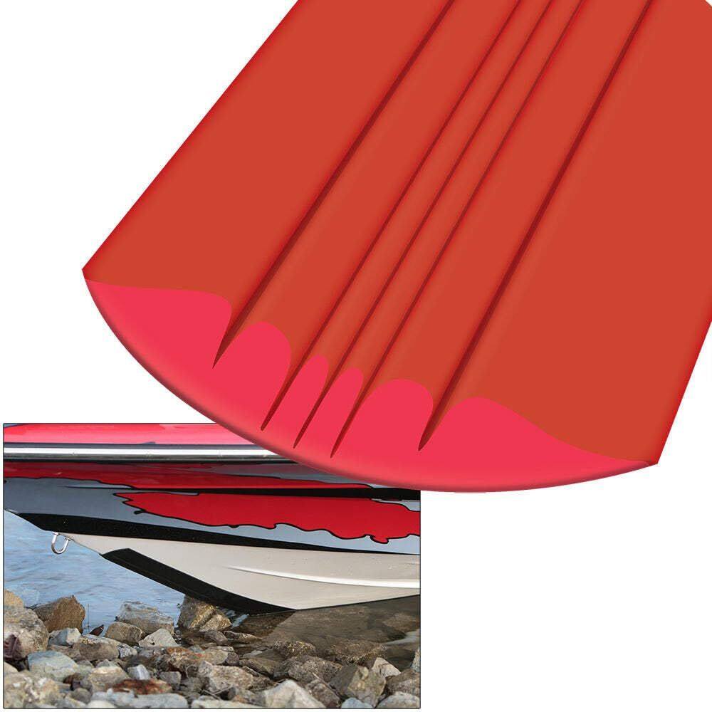Protetor de quilha Megaware KeelGuard® 8` vermelho para barco de até 22`