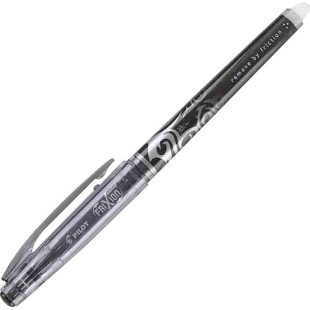 Canetas de tinta gel Pilot FriXion Point 0,5 mm extra finas pretas, pacote com 3