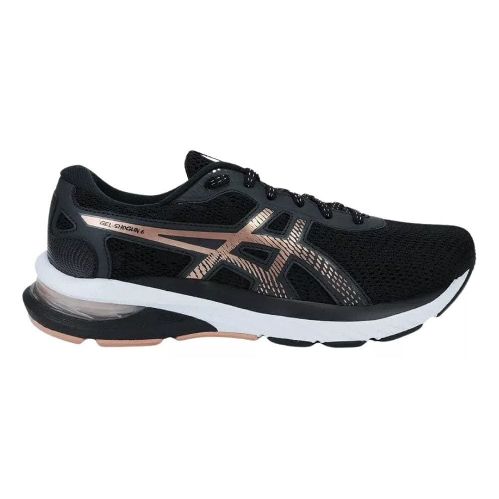 Tênis Asics Gel Shogun 6 Feminino - Preto+Rosa
