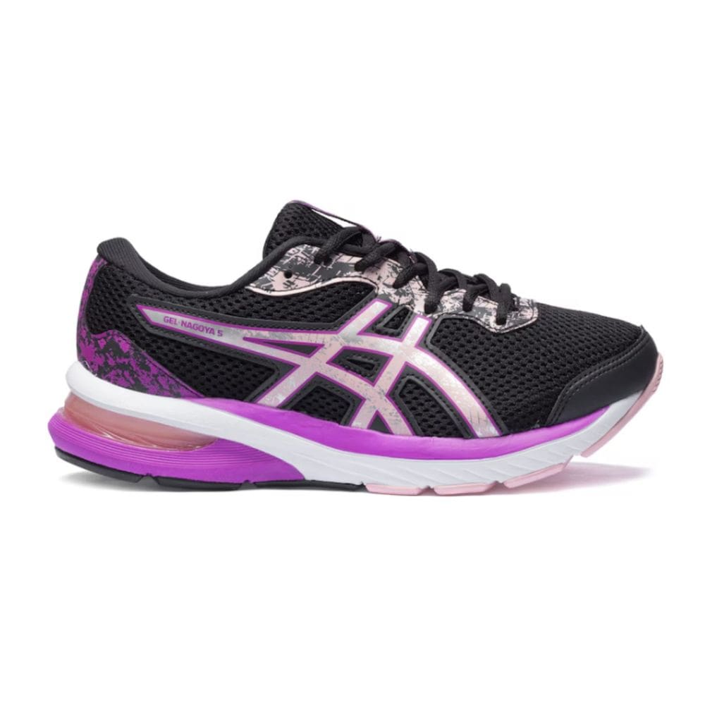 Tênis Asics Gel Nagoya 5 Feminino - Preto+Roxo
