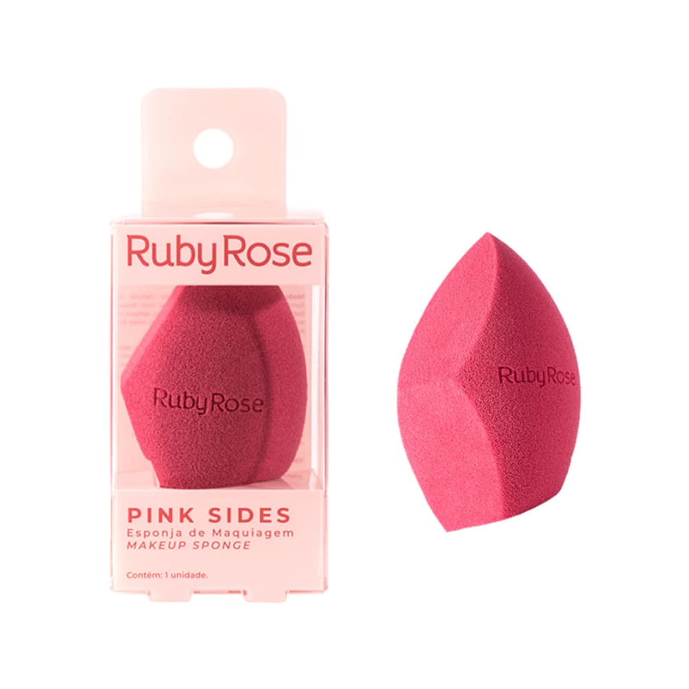 Esponja De Maquiagem Pink Sides Linha Rosa - Ruby Rose
