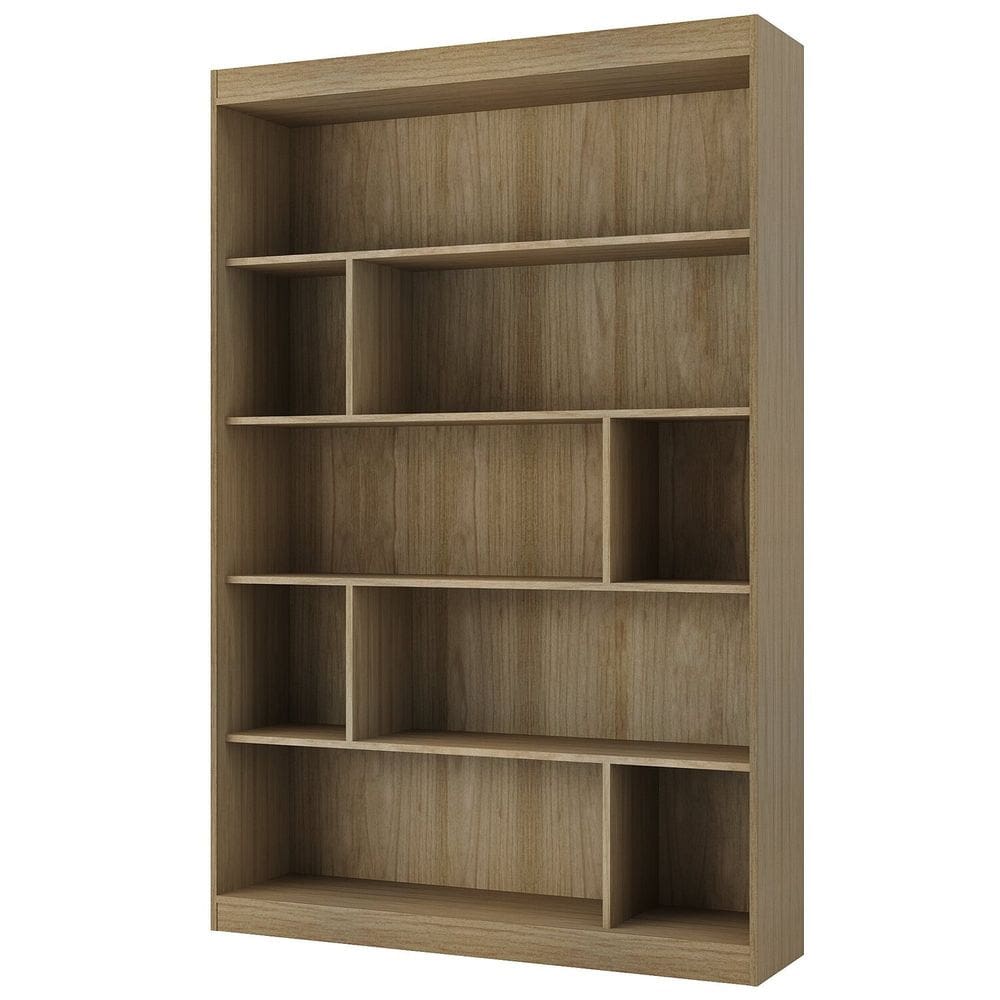 Estante para Quarto Livreiro Elowen Espresso Móveis Nogal