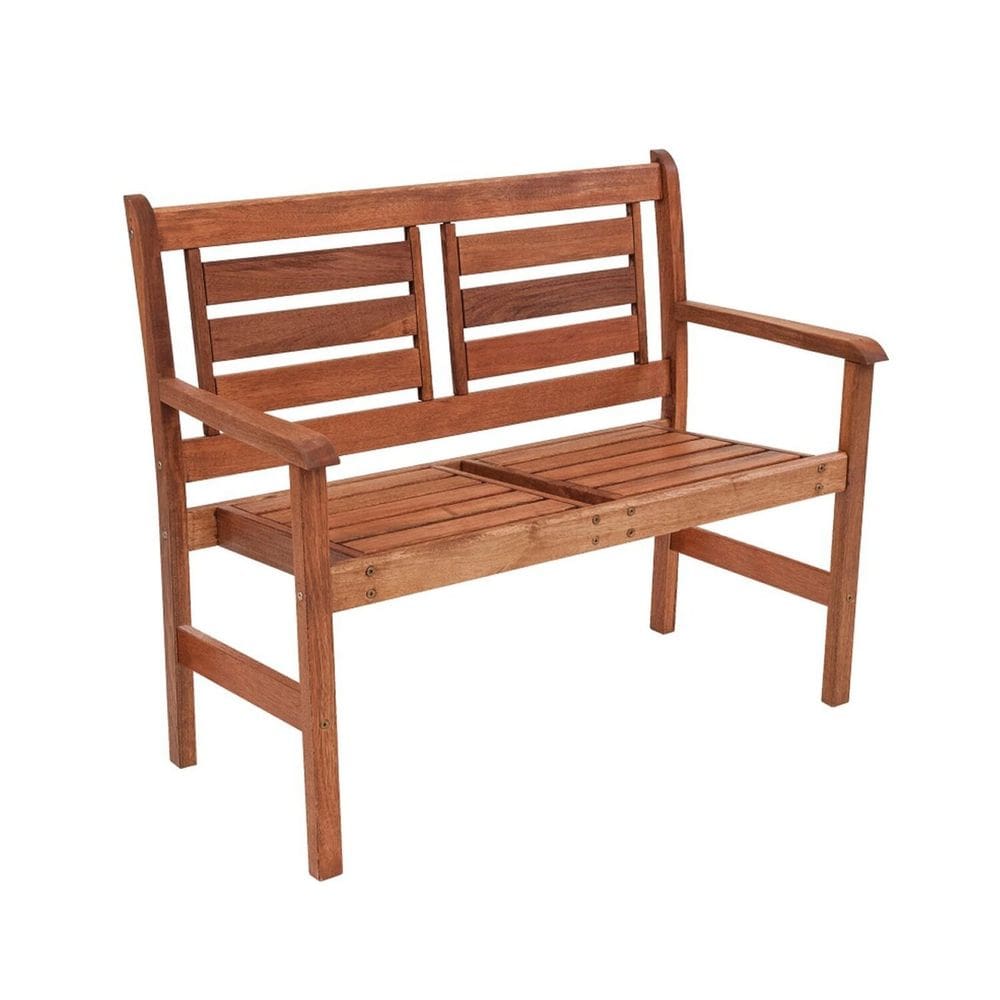 Banco com Encosto 2 Lugares 106cm X 89cm Ecograndis Jardim Jatoba