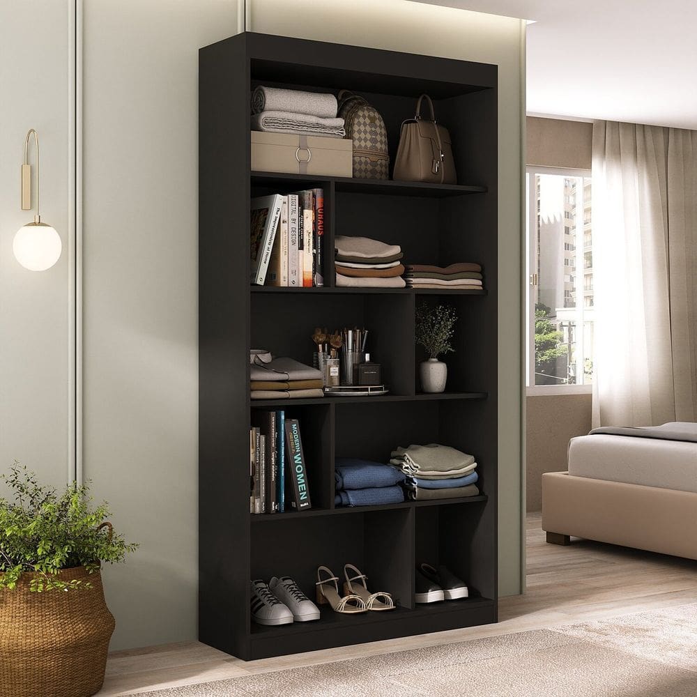 Estante para Quarto Livreiro Artemis Espresso Móveis Onix
