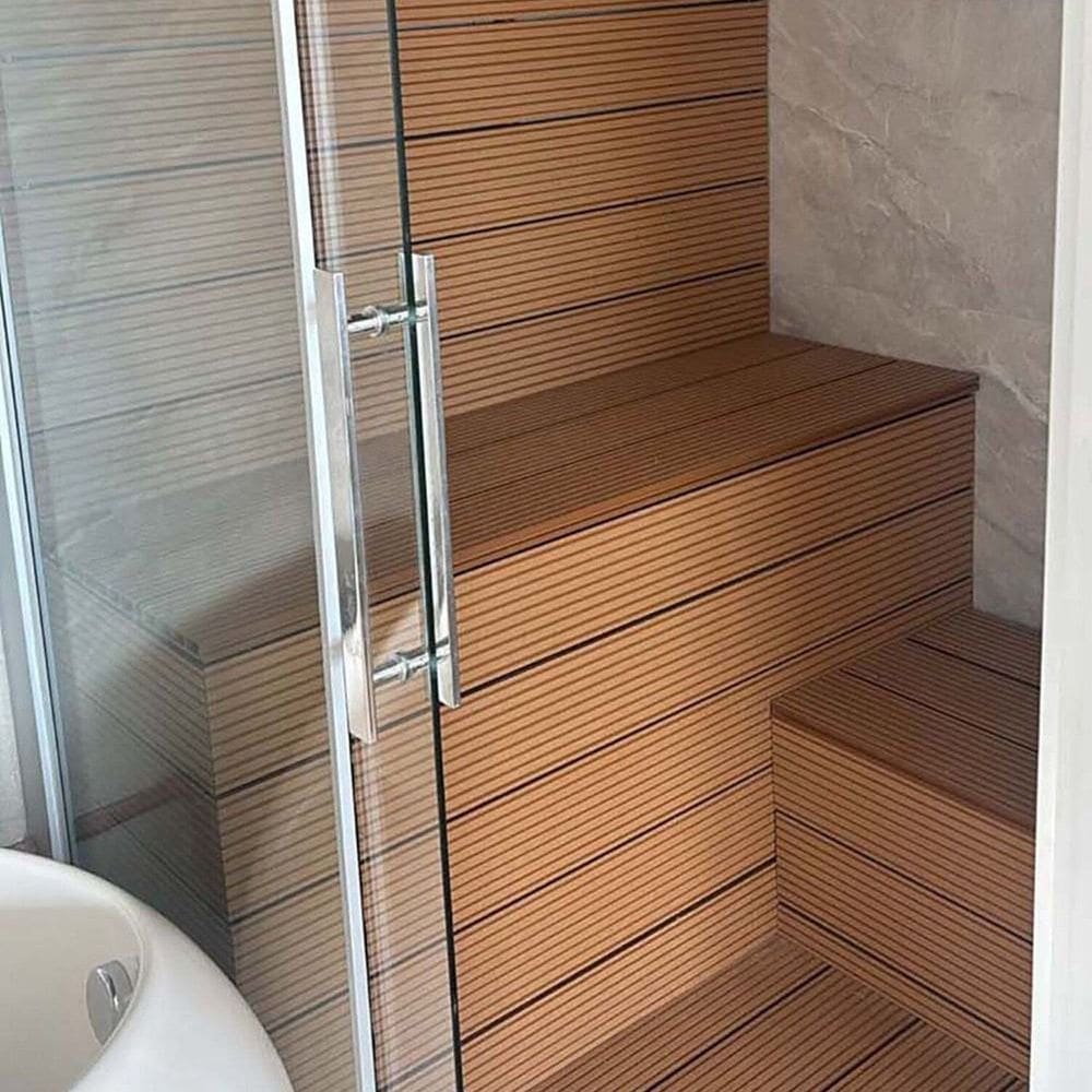 Deck de Madeira Ecológica 290cm X 14,60cm 2,4cm Espessura Canela