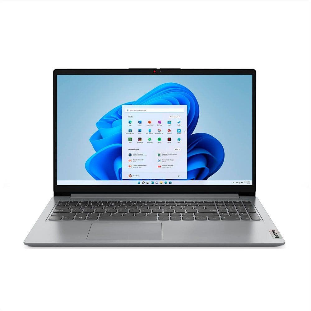 Notebook Lenovo Ideapad 1i 15,6 Intel Celeron N4500 4 GB, 128 GB SSD - 15IJL7