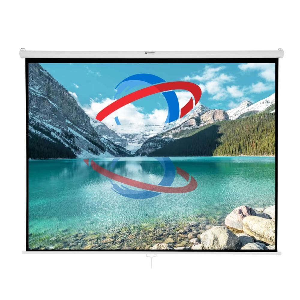 Tela de Projeção Retrátil Elétrica 79 - 200 x 150cm - 110V - Goldentec - 54231