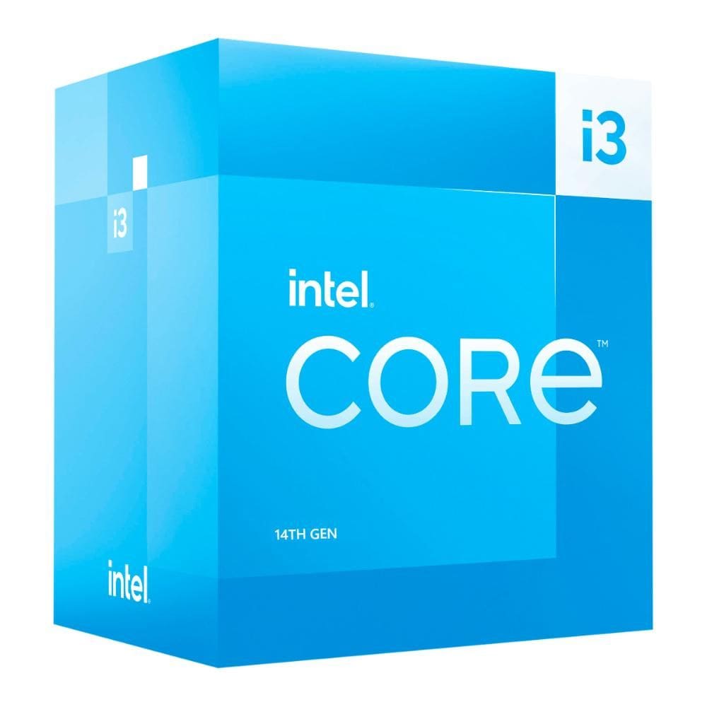 Intel® Core i3 14100F - LGA 1700 - 3.5GHz (Turbo 4.7GHz) - Cache 12MB - 14ª Geração - BX8071514100F