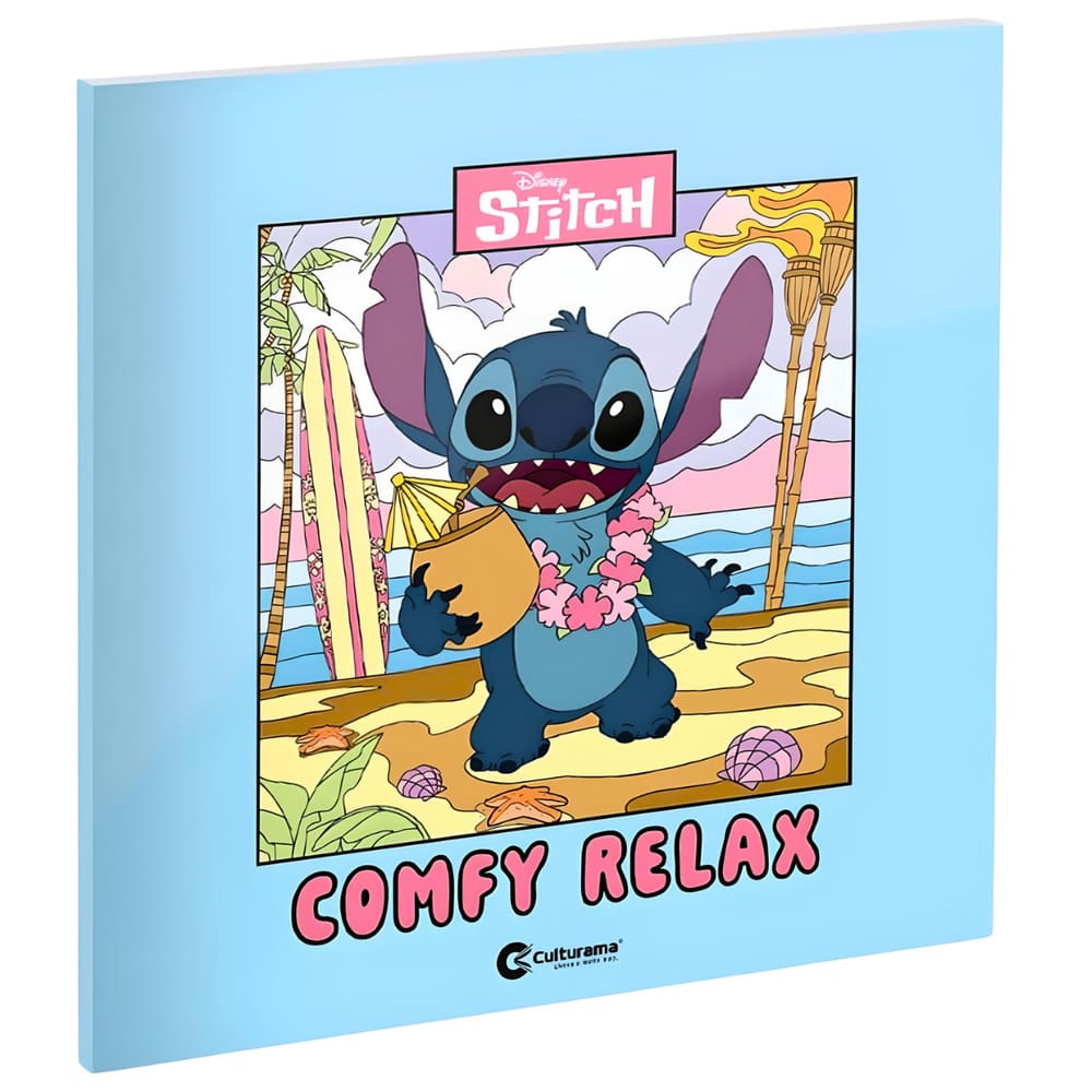 Livro de Colorir Stitch Comfy Relax 24 páginas Culturama