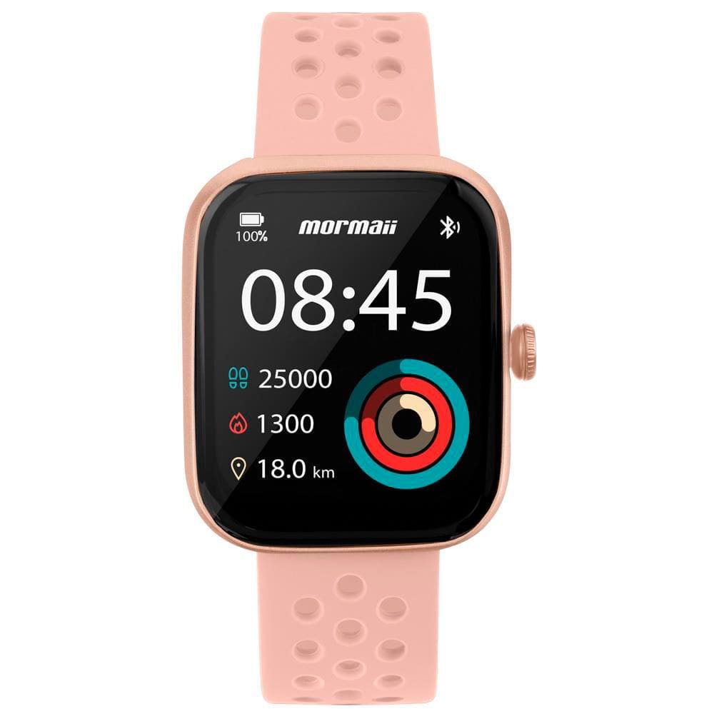 Relógio MORMAII LIFE ULTRA smartwatch rosa MOLIFEUAJ/8T