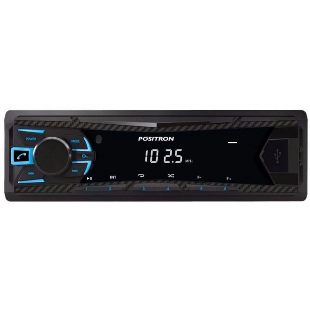Radio Som Automotivo Mp3 Positron Fm Blueth Usb Preto