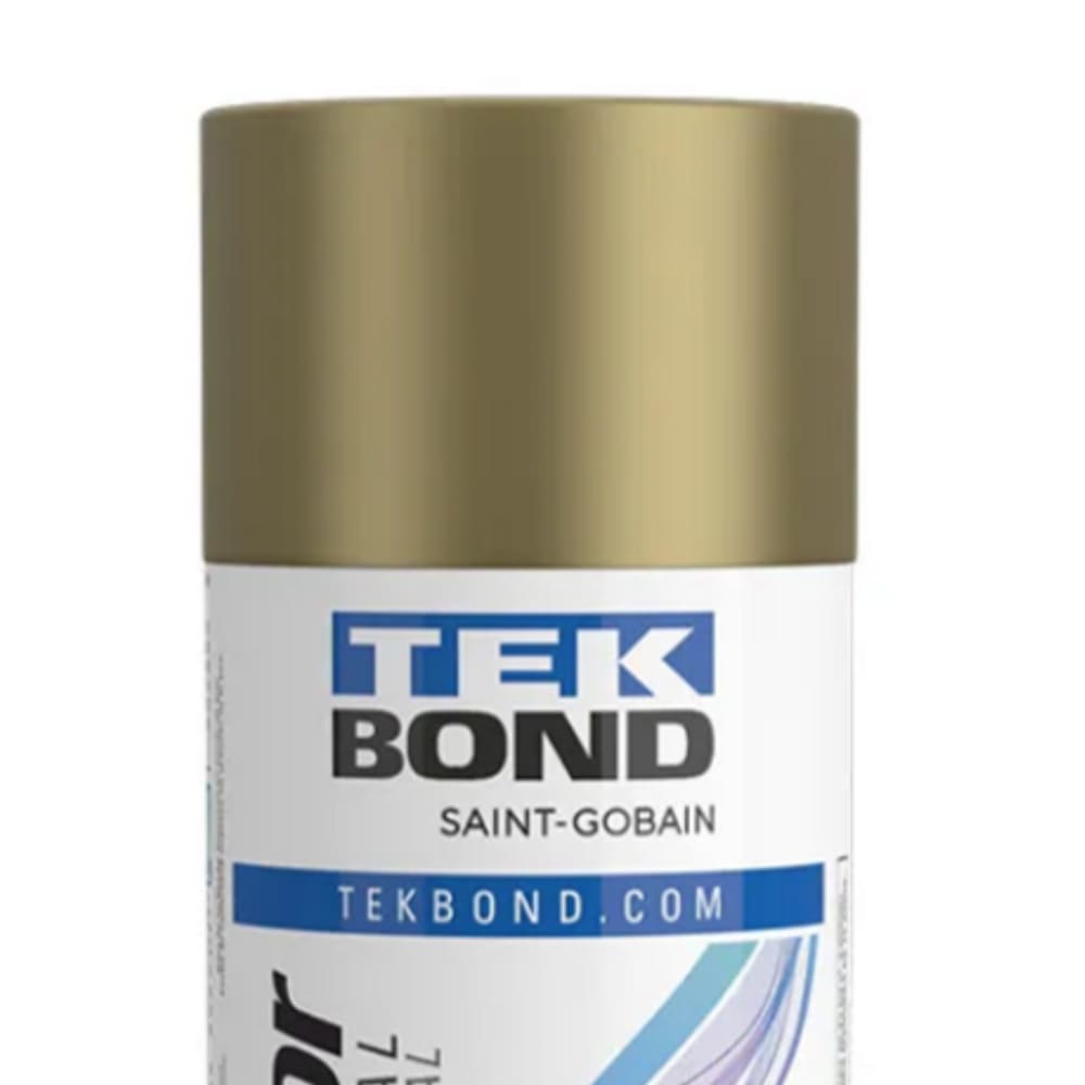 Tinta Spray Dourado Uso Em Geral 350Ml Tekbond
