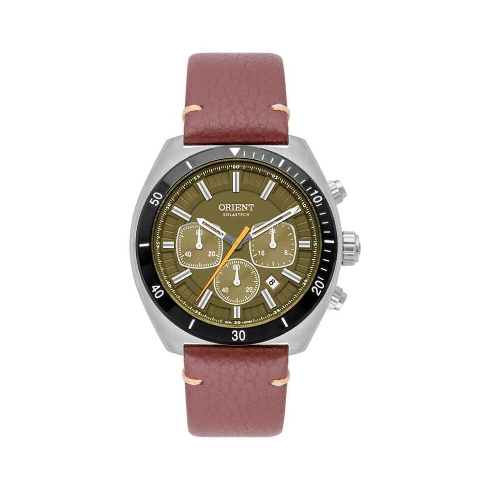 Relógio Orient Solartech Crono Verde - Mbscc066 E1Nx
