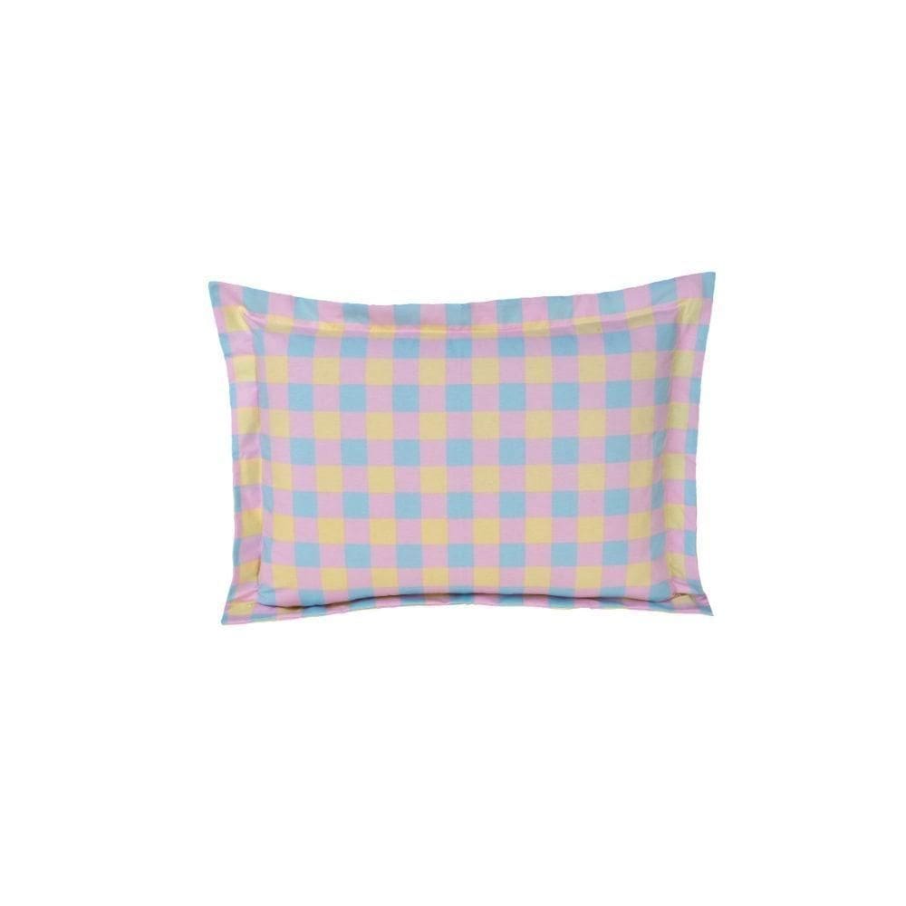 Fronha Estampada Infantil Joy 1 Peça 70cm X 50cm 80% Algodão - 20% Poliéster Percal 180 Fios Cor:rosa