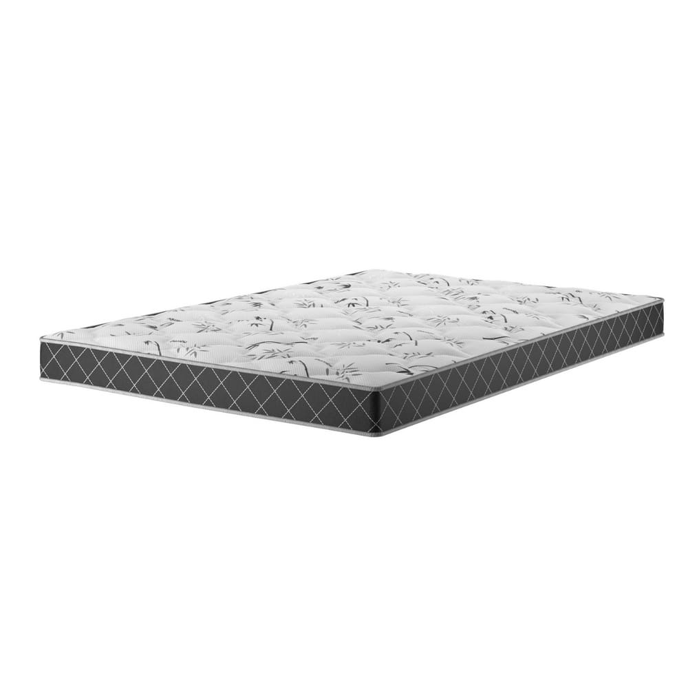 Colchão Espuma D23 Casal 14cm 1,88m 1,38m Double Face Mobi Xadrez Preto - Casa Giulia
