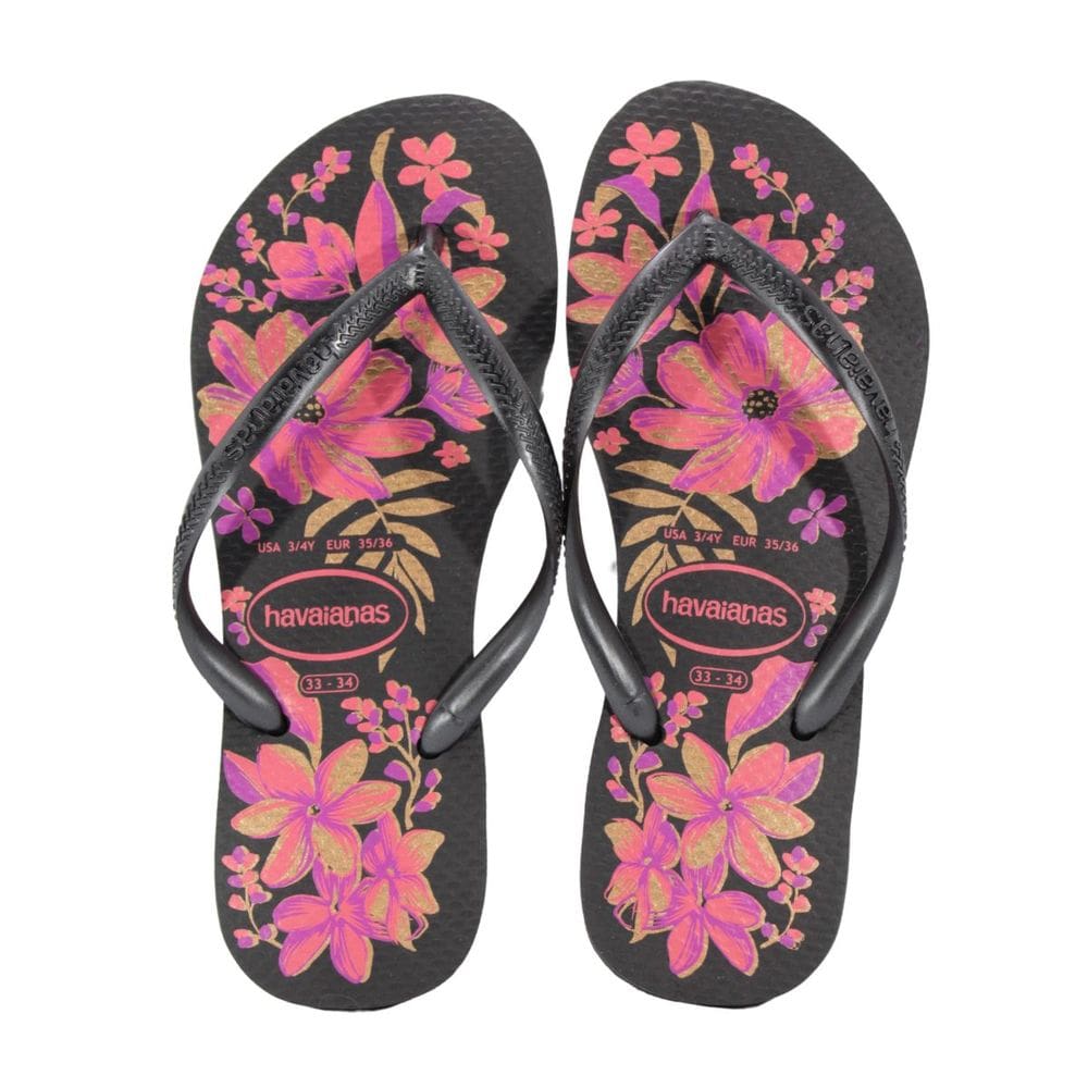 Chinelo Havaianas Slim Organic Preto