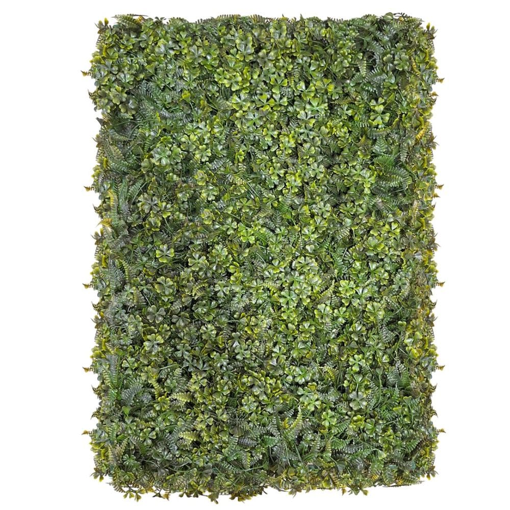 Placa Jardim Vertical Trevo Samambaia (60x40) Verde SMO