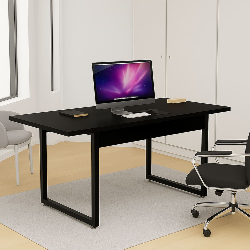 Mesa Escrivaninha Compacta Estilo Industrial 120x80 Para Estudo Home Office Resistente