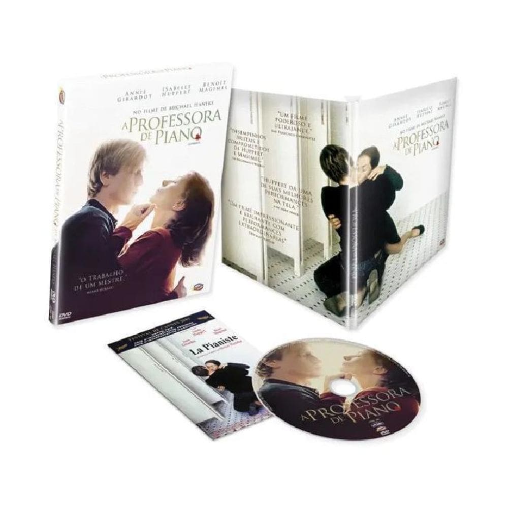 DVD A Professora de Piano Isabelle Huppert Drama 18 Anos