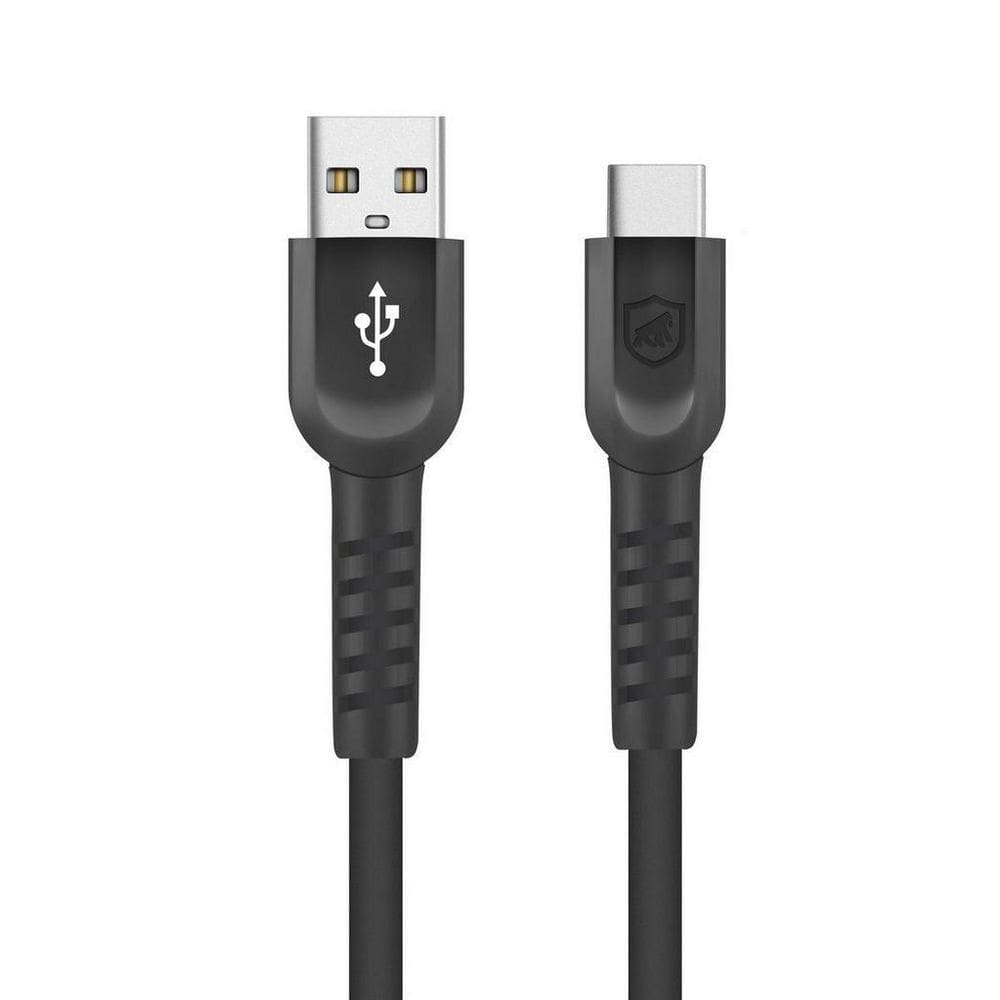 Cabo Dual Shock Preto Tipo C Type C Usb 2 Metros