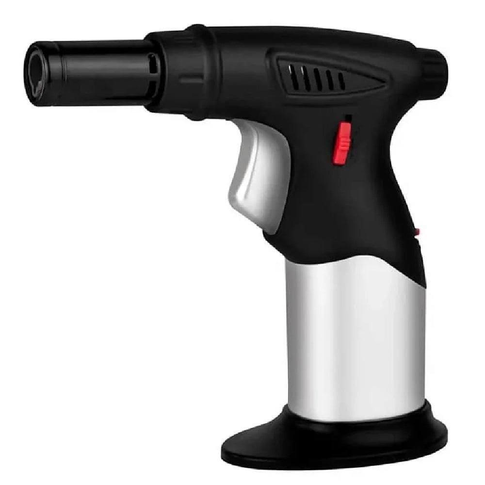 Macarico Portatil Recarregavel Mini Ultra Chama Acendedor Automatico Culinario Gourmet Regulavel Multiuso Solda Cozinha