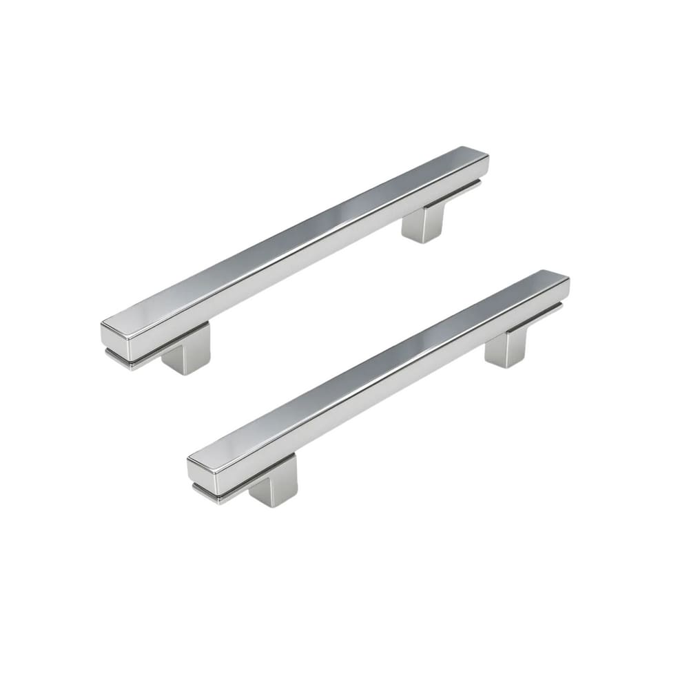Puxador Para Porta Living Duplo 1000mm Inox Polido Zen Design