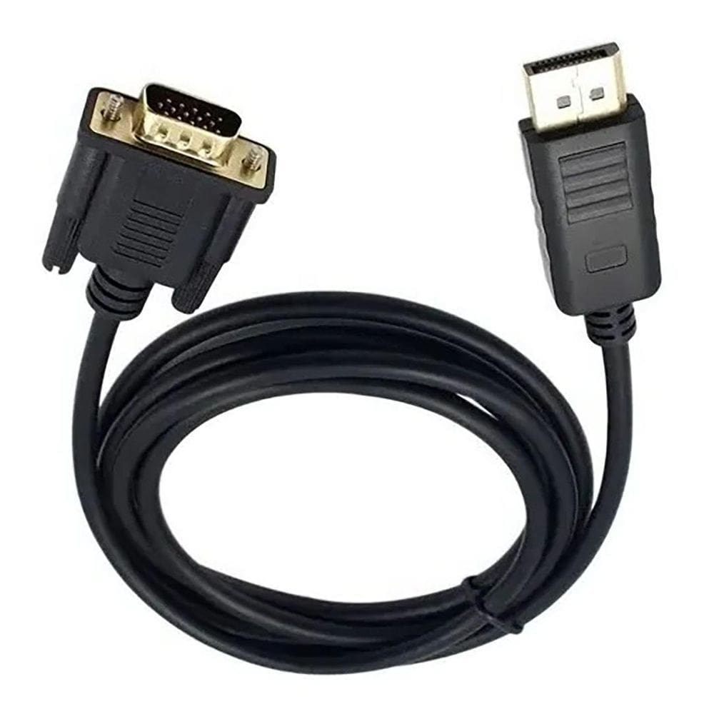 Cabo Adaptador Displayport Macho Para Vga Macho