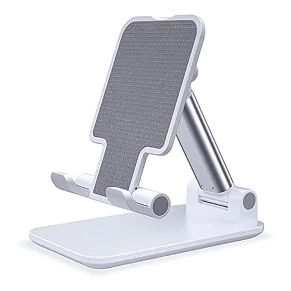 Suporte Dobrável Para Celulas E Tablet Branco