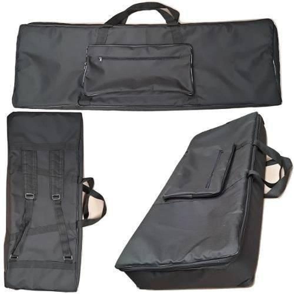 Capa Bag Para Teclado Korg Pa600 Nylon Master Luxo Preto
