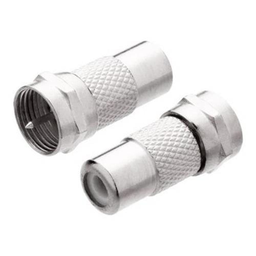 Adaptador Plug Femea Macho X Rca Femea Pct/10 Storm