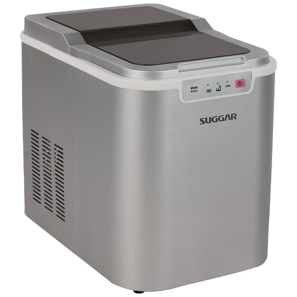 Máquina De Gelo Suggar 120W 12Kg Dia Mg1502Pr Prata 220V