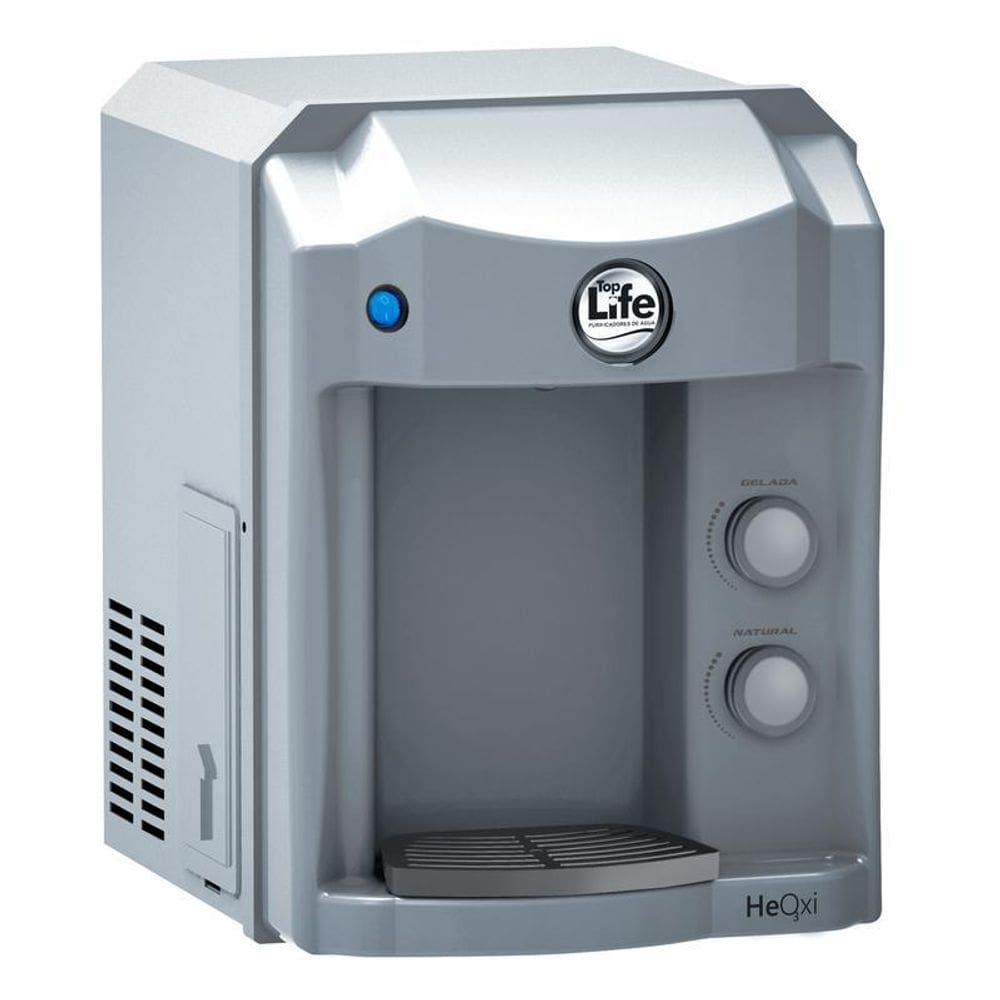 Purificador De Água Top Life Heoxi 2 Em 1 Prata 220V