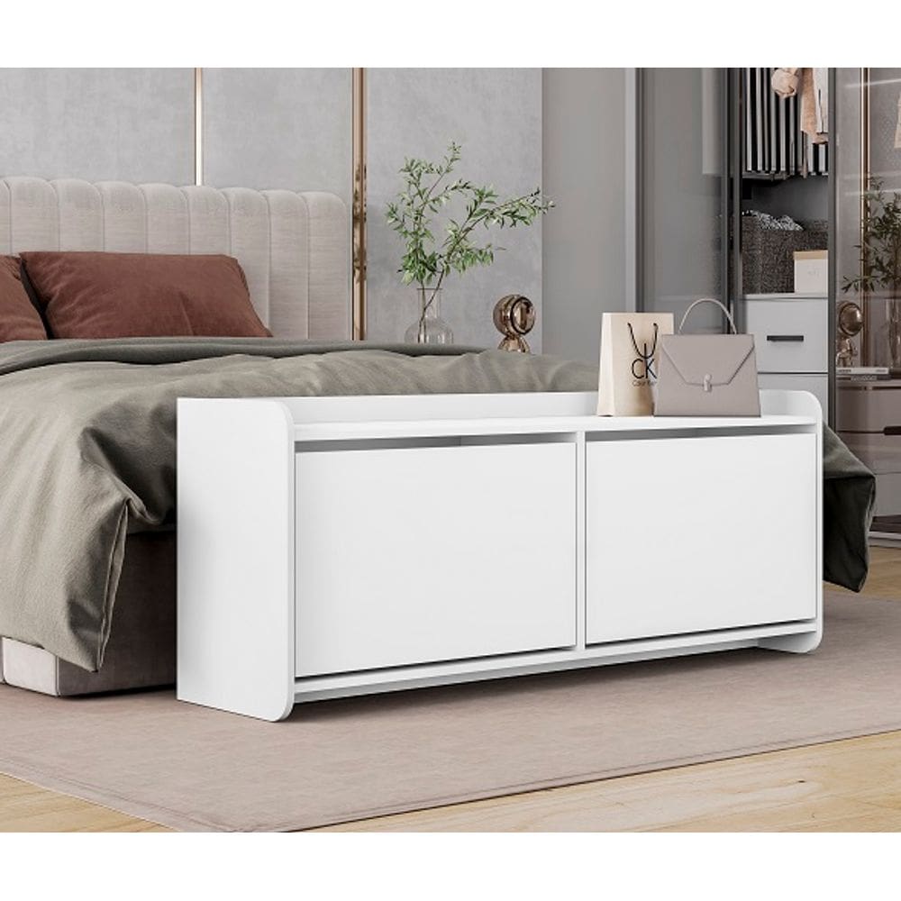 Sapateira Dália Branco - Casa D Móveis