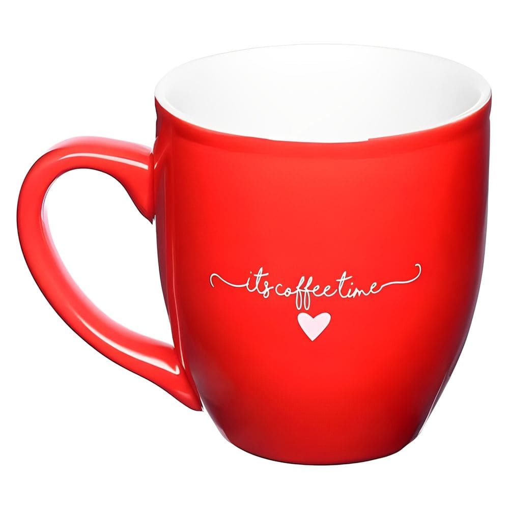 Caneca  L`amour em Porcelana Vermelha 300ml