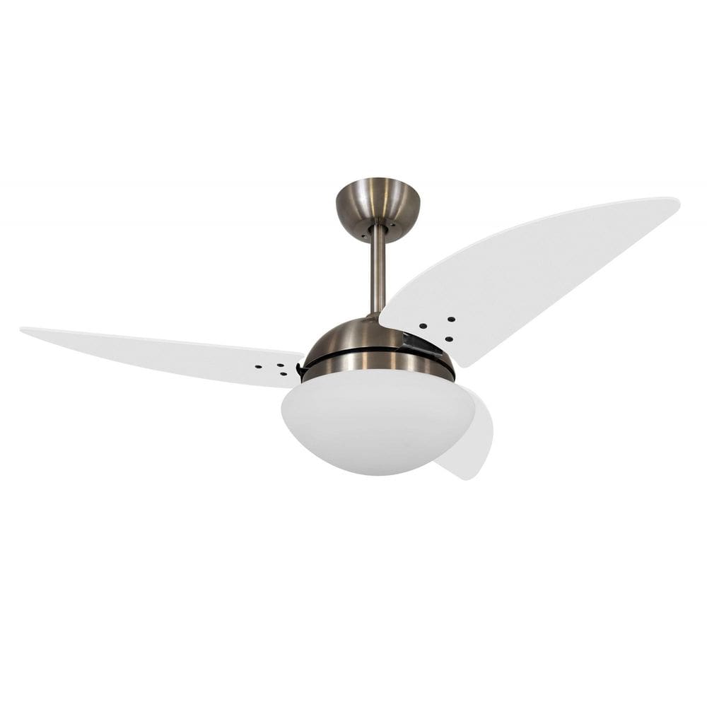 Ventilador De Teto VD42 Class Bronze 3 Pás MDF Branco 220V