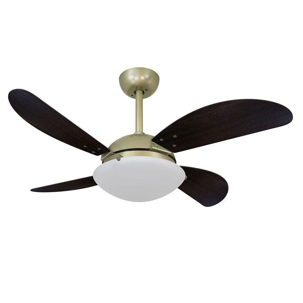 Ventilador De Teto Volare Gold Vd300 Fly 4 Pás Tabaco 220V