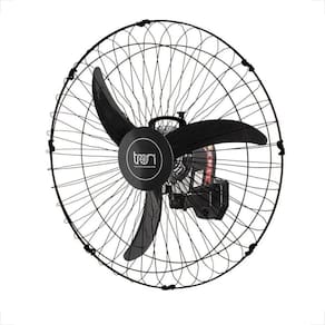 Ventilador Parede Oscilante 60cm Bivolt 140W Preto Industrial