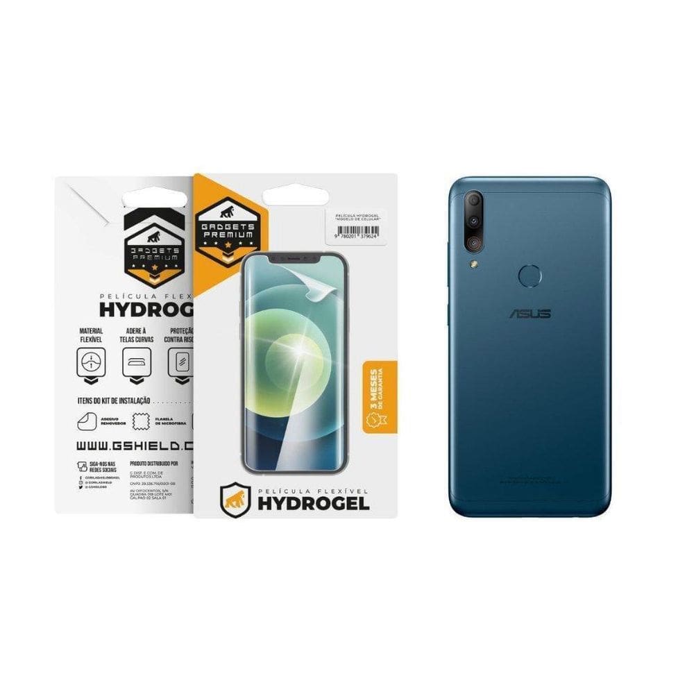 Película Para Asus Zenfone Max Shot - Traseira Hydrogel Hd