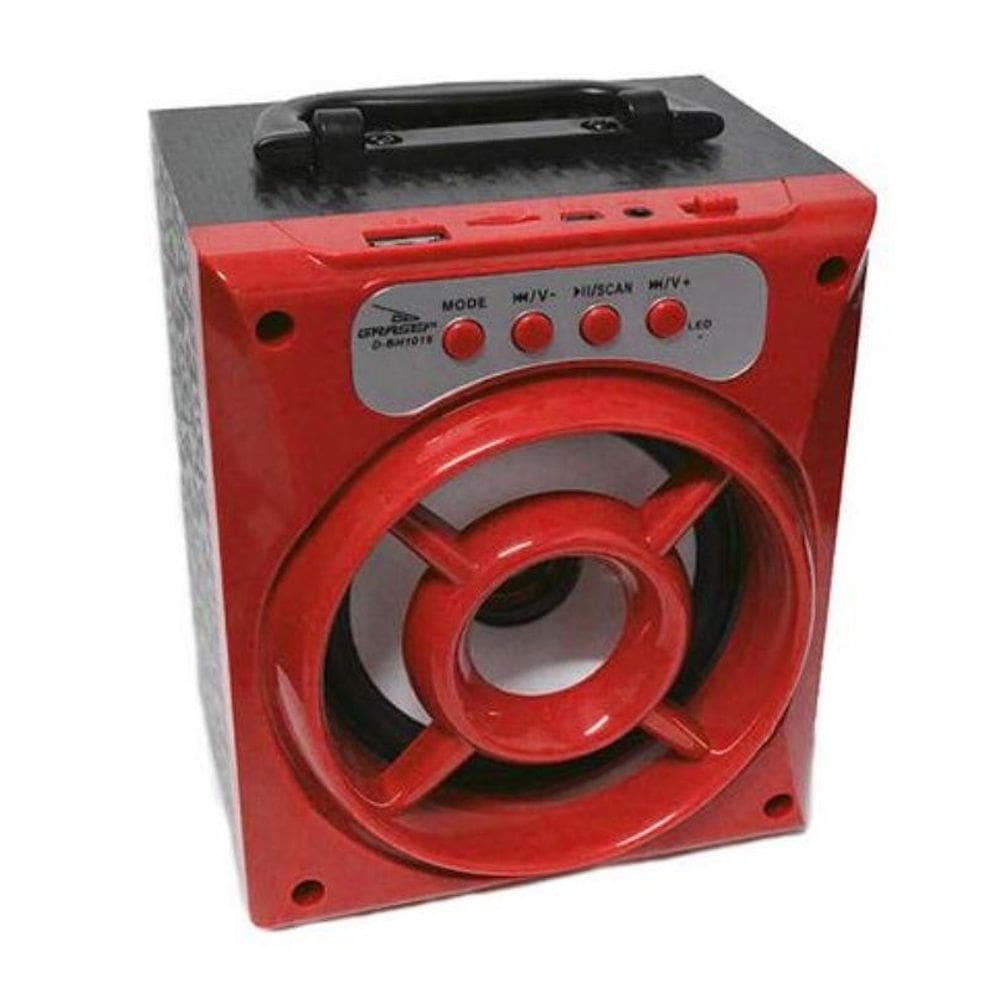 Caixa Som Portátil Bluetooth Mp3 Pen Drive Radio Fm Auxiliar