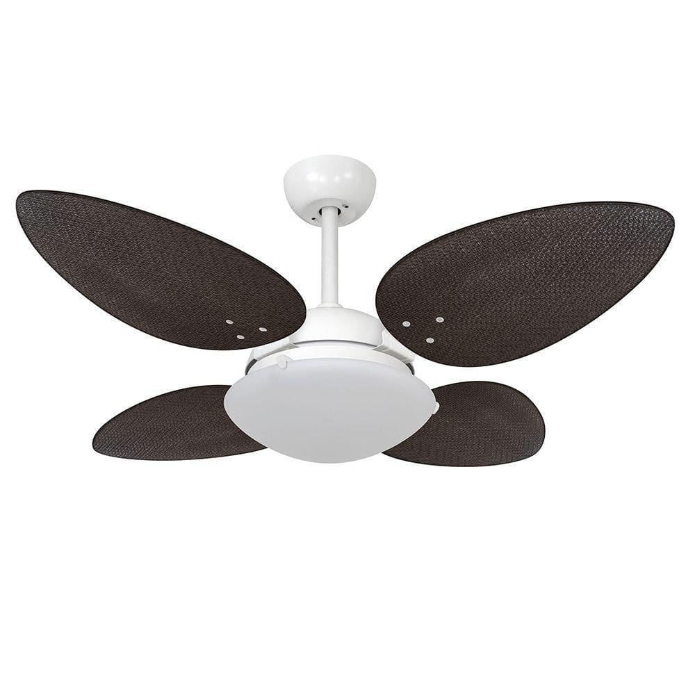 Ventilador De Teto Volare Branco Vd300 4Pás Tabaco 220V
